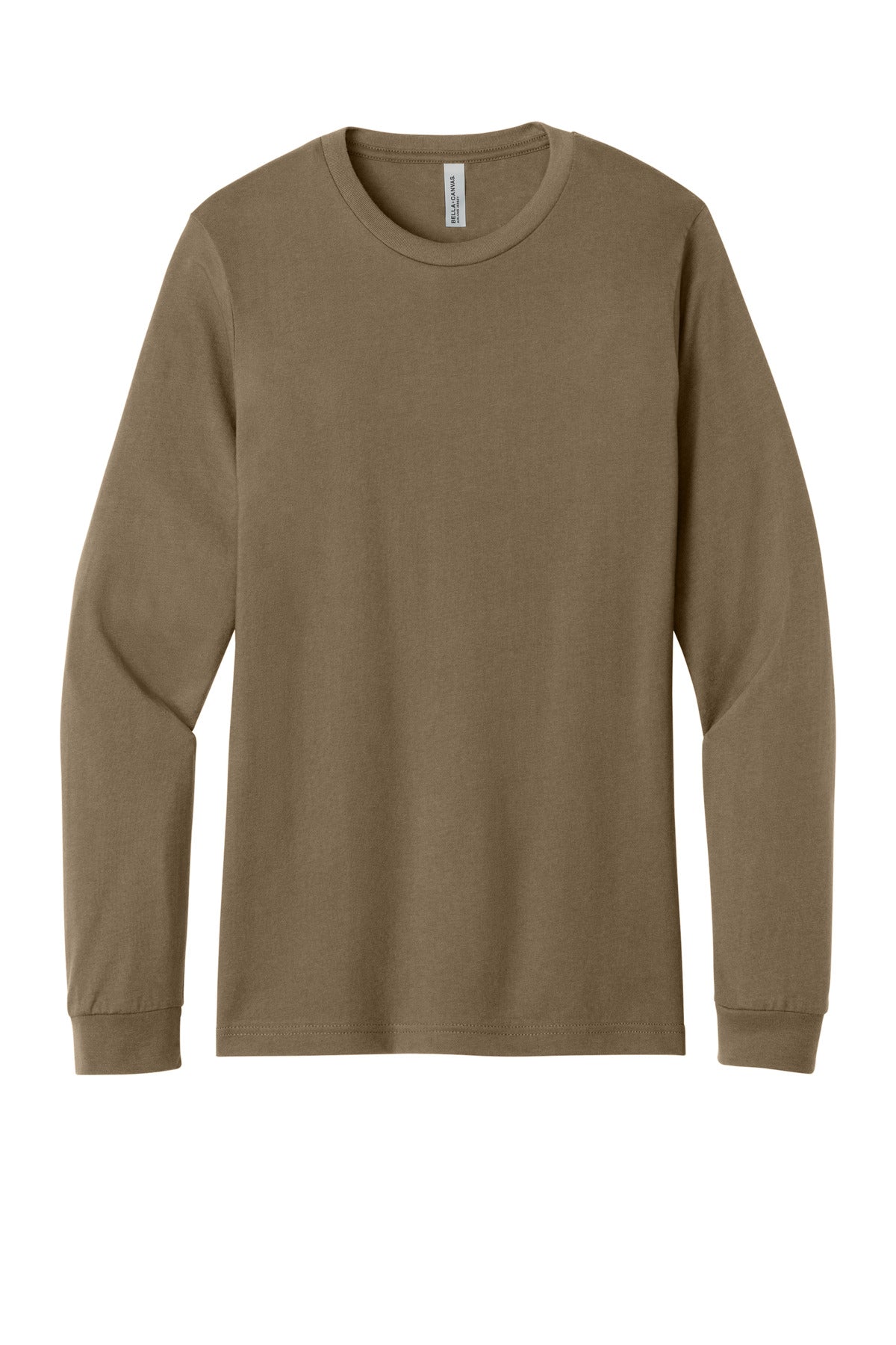 BELLA+CANVAS  Unisex Jersey Long Sleeve Tee - Vintage Brown