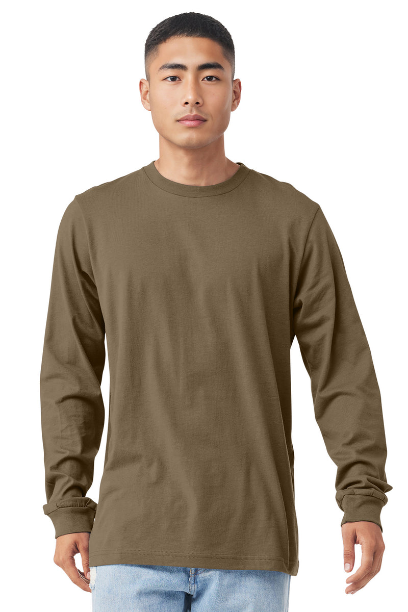 BELLA+CANVAS  Unisex Jersey Long Sleeve Tee - Vintage Brown