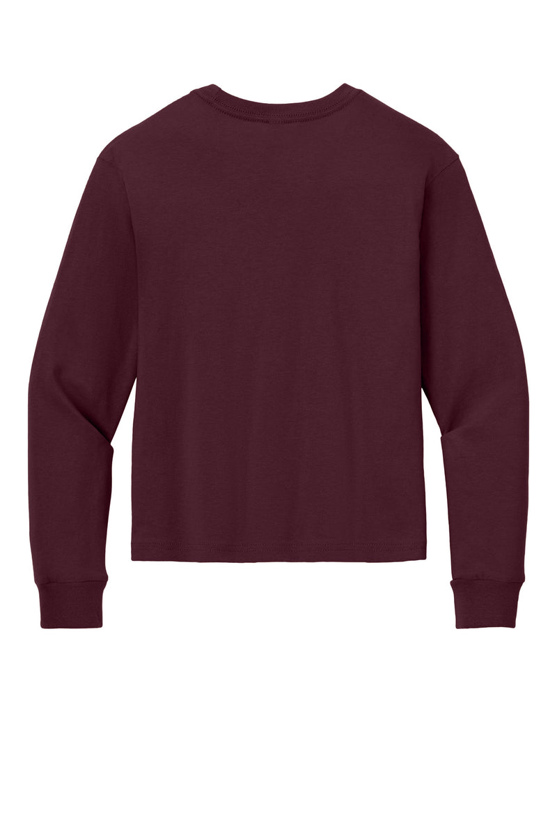 BELLA+CANVAS Youth 6-Ounce Heavyweight Long Sleeve Tee - Maroon