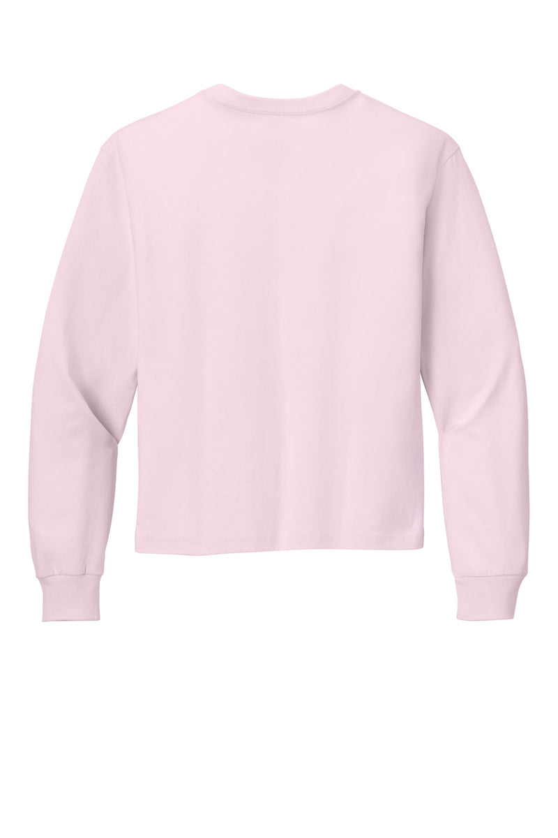 BELLA+CANVAS Youth 6-Ounce Heavyweight Long Sleeve Tee - Soft Pink