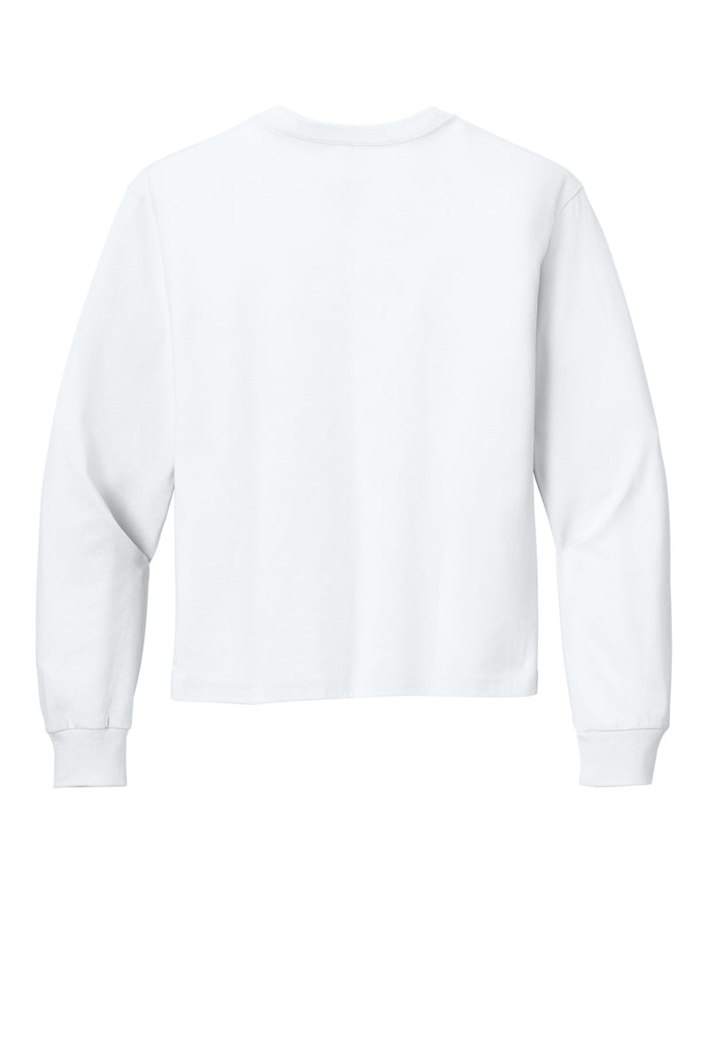 BELLA+CANVAS Youth 6-Ounce Heavyweight Long Sleeve Tee - White