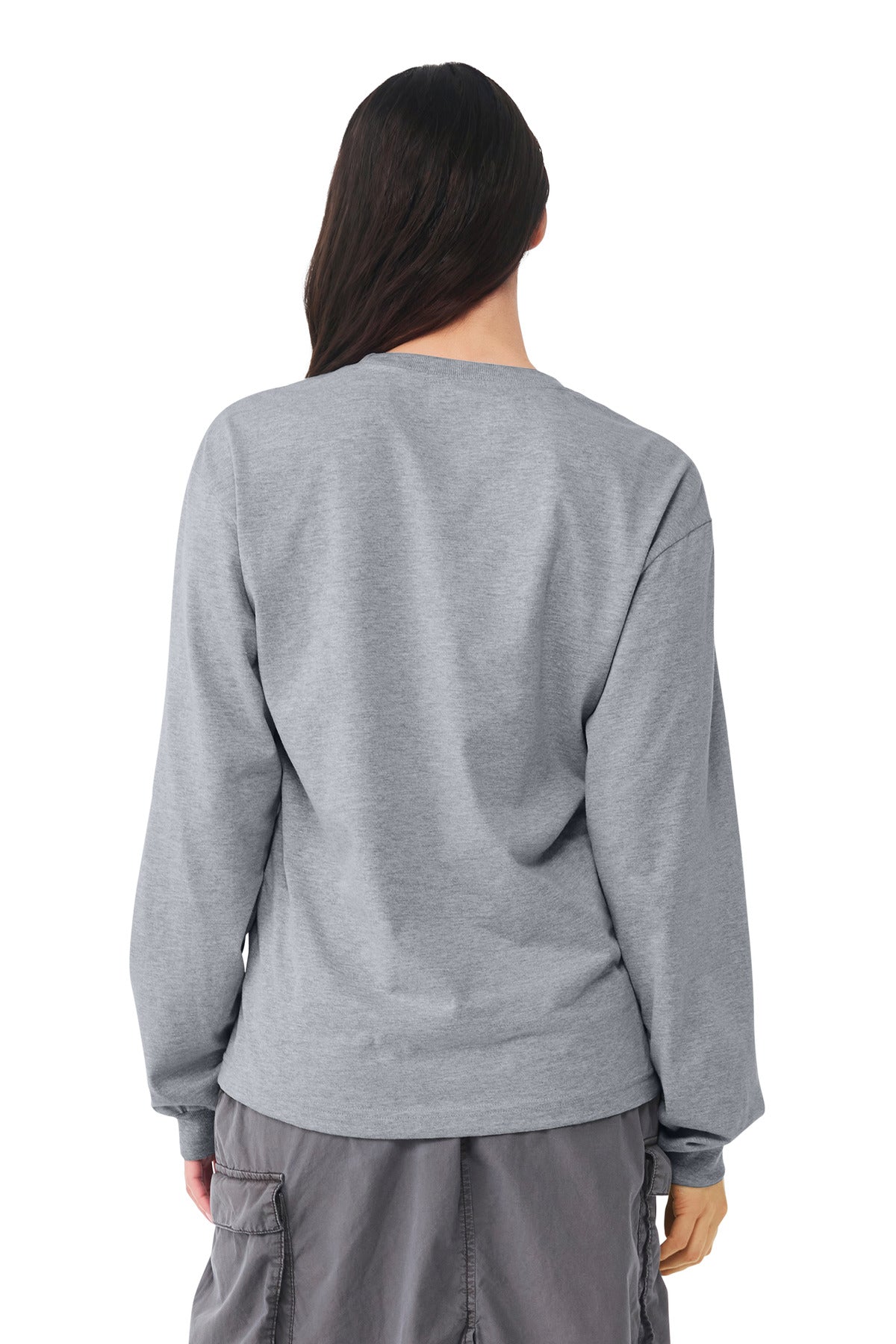 BELLA+CANVAS Unisex 6-Ounce Heavyweight Long Sleeve Tee - Athletic Heather