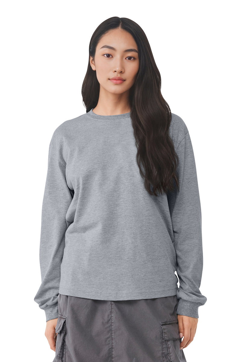 BELLA+CANVAS Unisex 6-Ounce Heavyweight Long Sleeve Tee - Athletic Heather