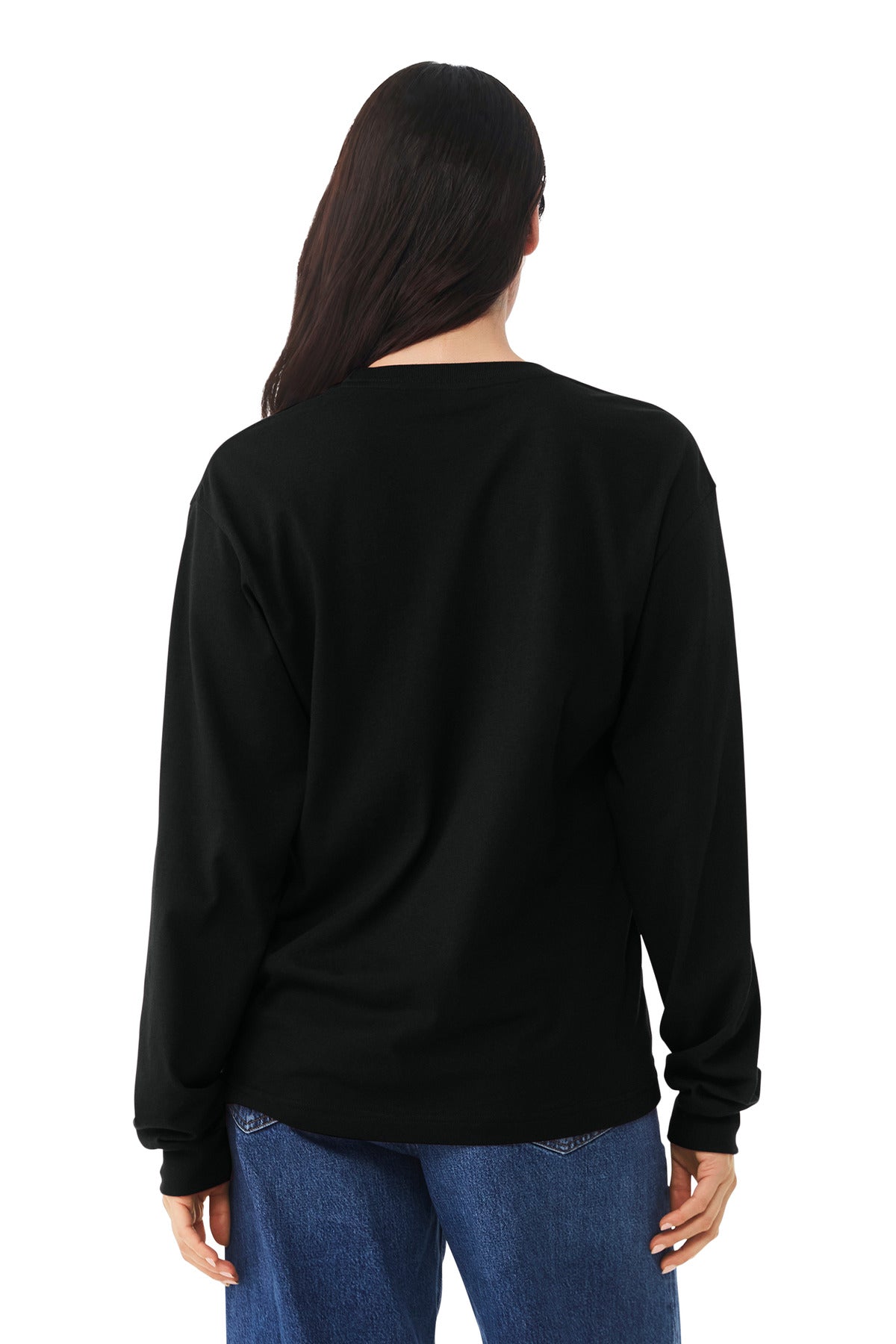 BELLA+CANVAS Unisex 6-Ounce Heavyweight Long Sleeve Tee - Black