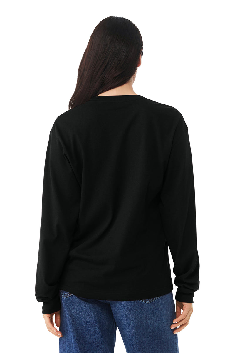 BELLA+CANVAS Unisex 6-Ounce Heavyweight Long Sleeve Tee - Black