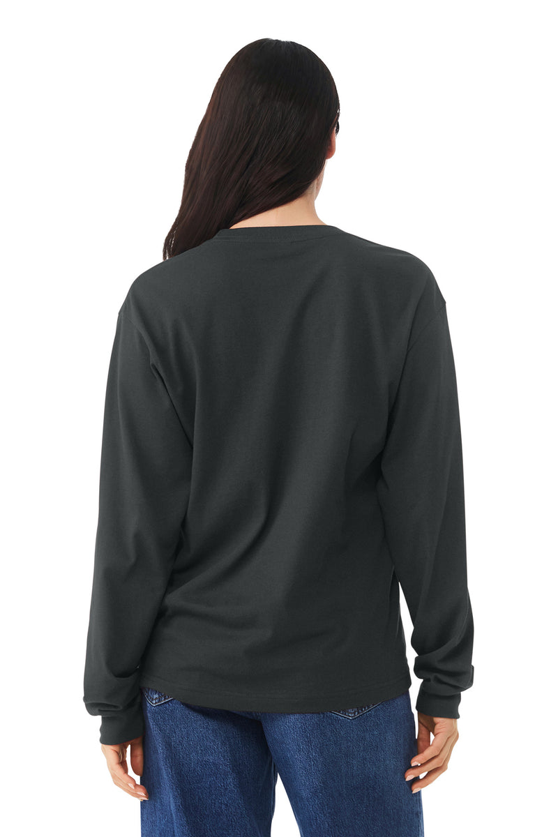 BELLA+CANVAS Unisex 6-Ounce Heavyweight Long Sleeve Tee - Dark Grey
