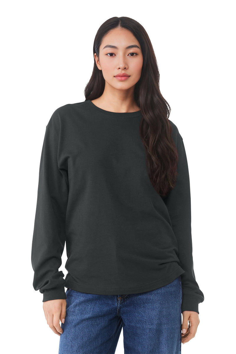 BELLA+CANVAS Unisex 6-Ounce Heavyweight Long Sleeve Tee - Dark Grey