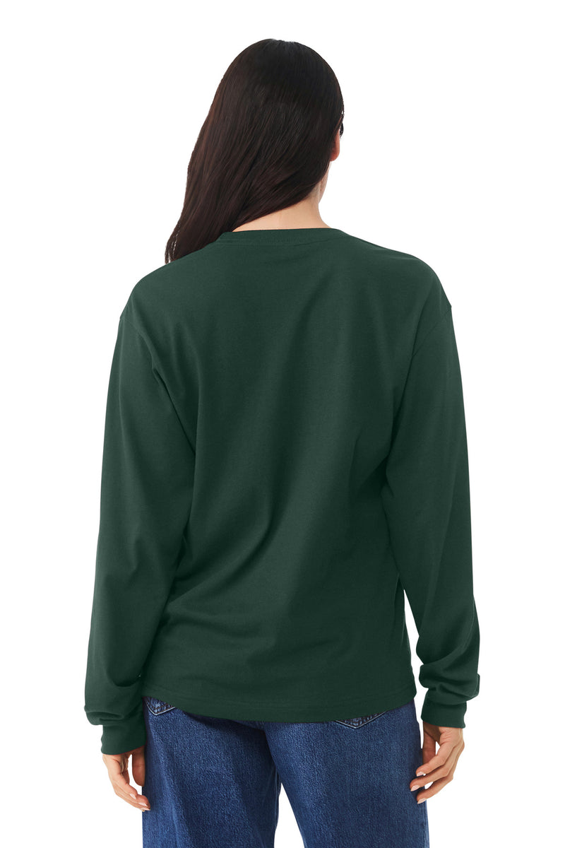BELLA+CANVAS Unisex 6-Ounce Heavyweight Long Sleeve Tee - Forest