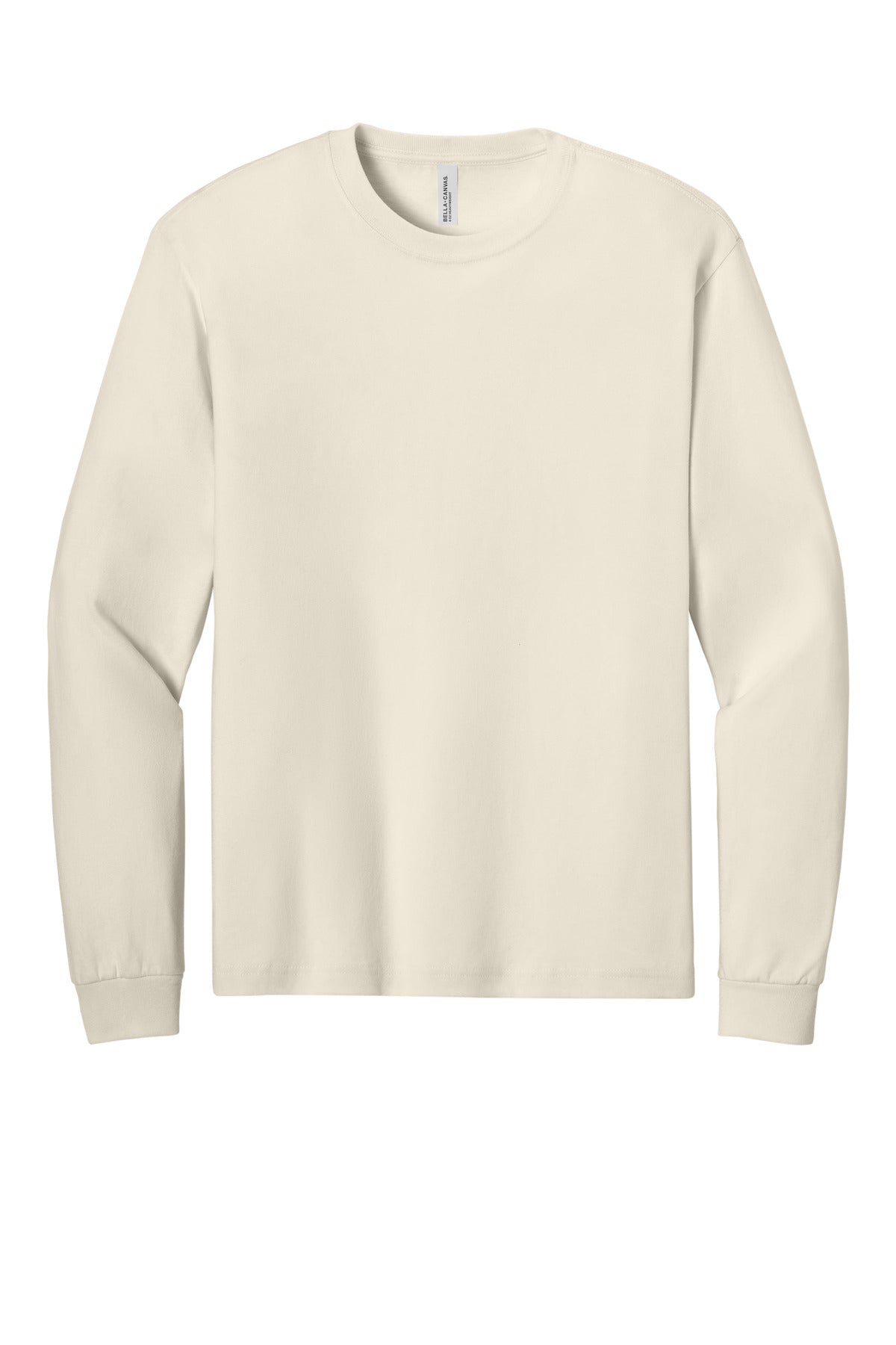 BELLA+CANVAS Unisex 6-Ounce Heavyweight Long Sleeve Tee - Natural