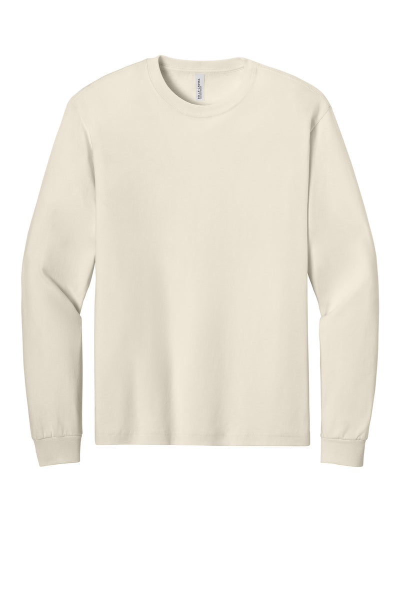 BELLA+CANVAS Unisex 6-Ounce Heavyweight Long Sleeve Tee - Natural