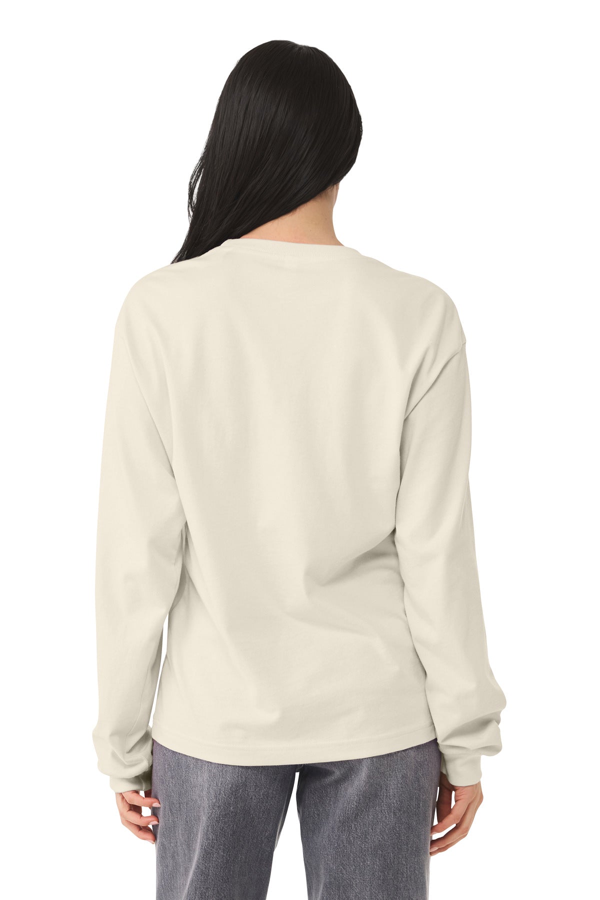 BELLA+CANVAS Unisex 6-Ounce Heavyweight Long Sleeve Tee - Natural
