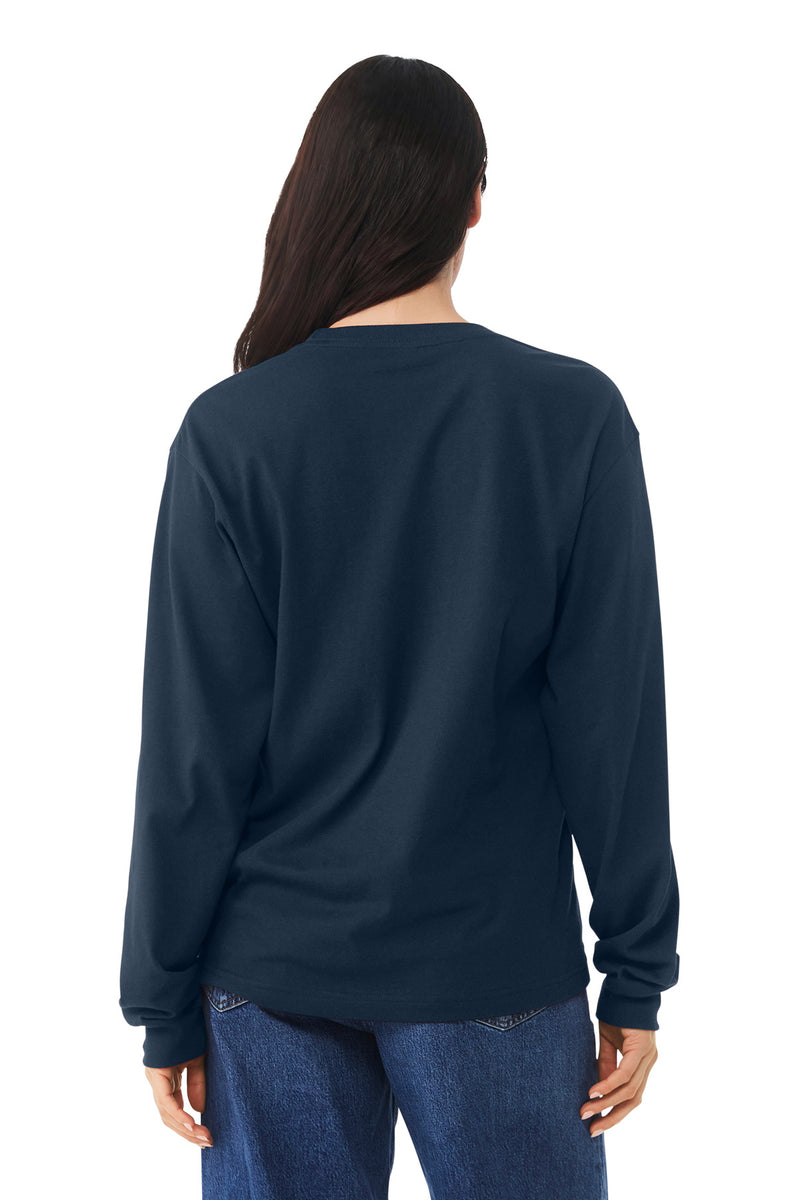 BELLA+CANVAS Unisex 6-Ounce Heavyweight Long Sleeve Tee - Navy