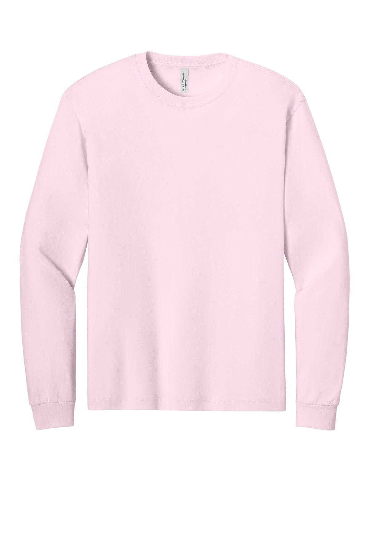 BELLA+CANVAS Unisex 6-Ounce Heavyweight Long Sleeve Tee - Soft Pink