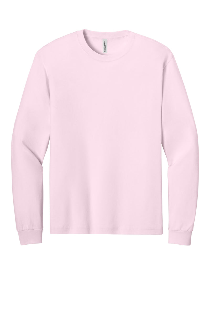 BELLA+CANVAS Unisex 6-Ounce Heavyweight Long Sleeve Tee - Soft Pink