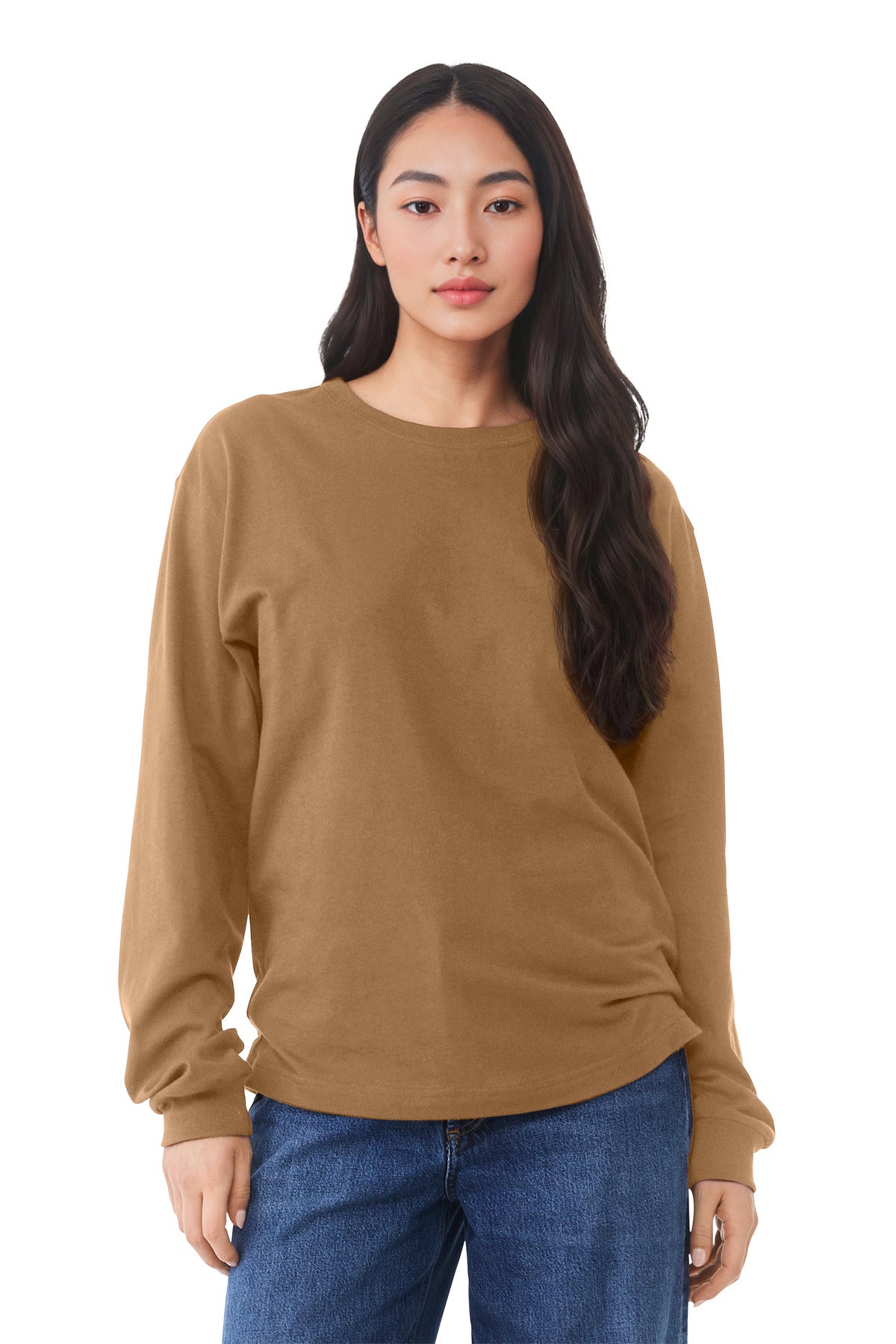 BELLA+CANVAS Unisex 6-Ounce Heavyweight Long Sleeve Tee - Toast