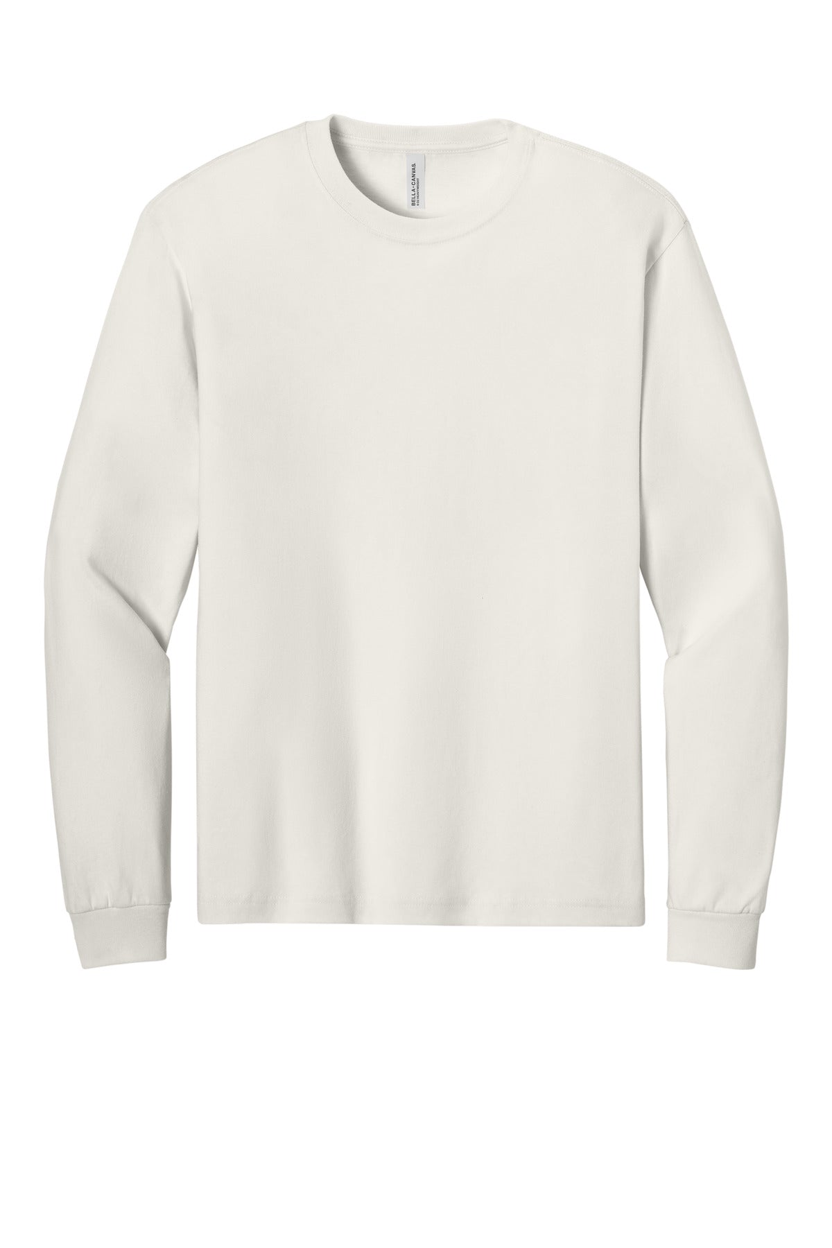 BELLA+CANVAS Unisex 6-Ounce Heavyweight Long Sleeve Tee - Vintage White