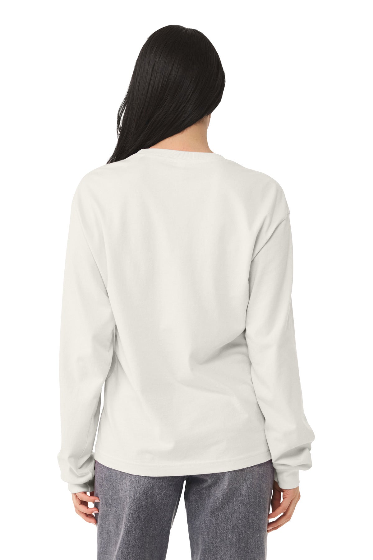 BELLA+CANVAS Unisex 6-Ounce Heavyweight Long Sleeve Tee - Vintage White