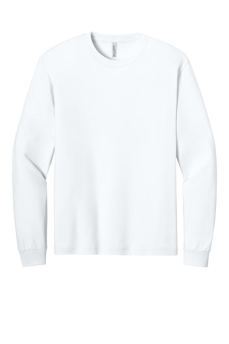 BELLA+CANVAS Unisex 6-Ounce Heavyweight Long Sleeve Tee - White