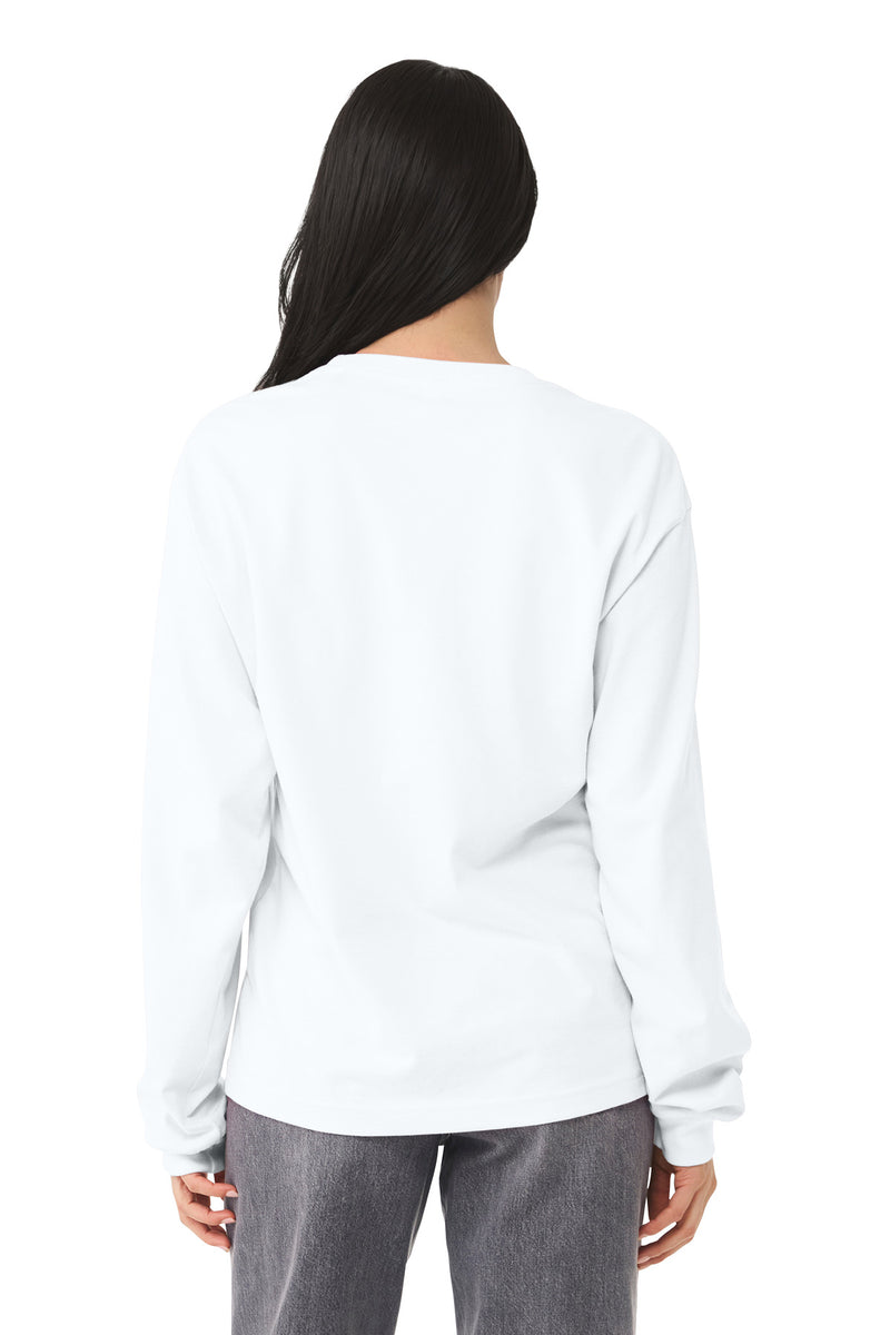 BELLA+CANVAS Unisex 6-Ounce Heavyweight Long Sleeve Tee - White