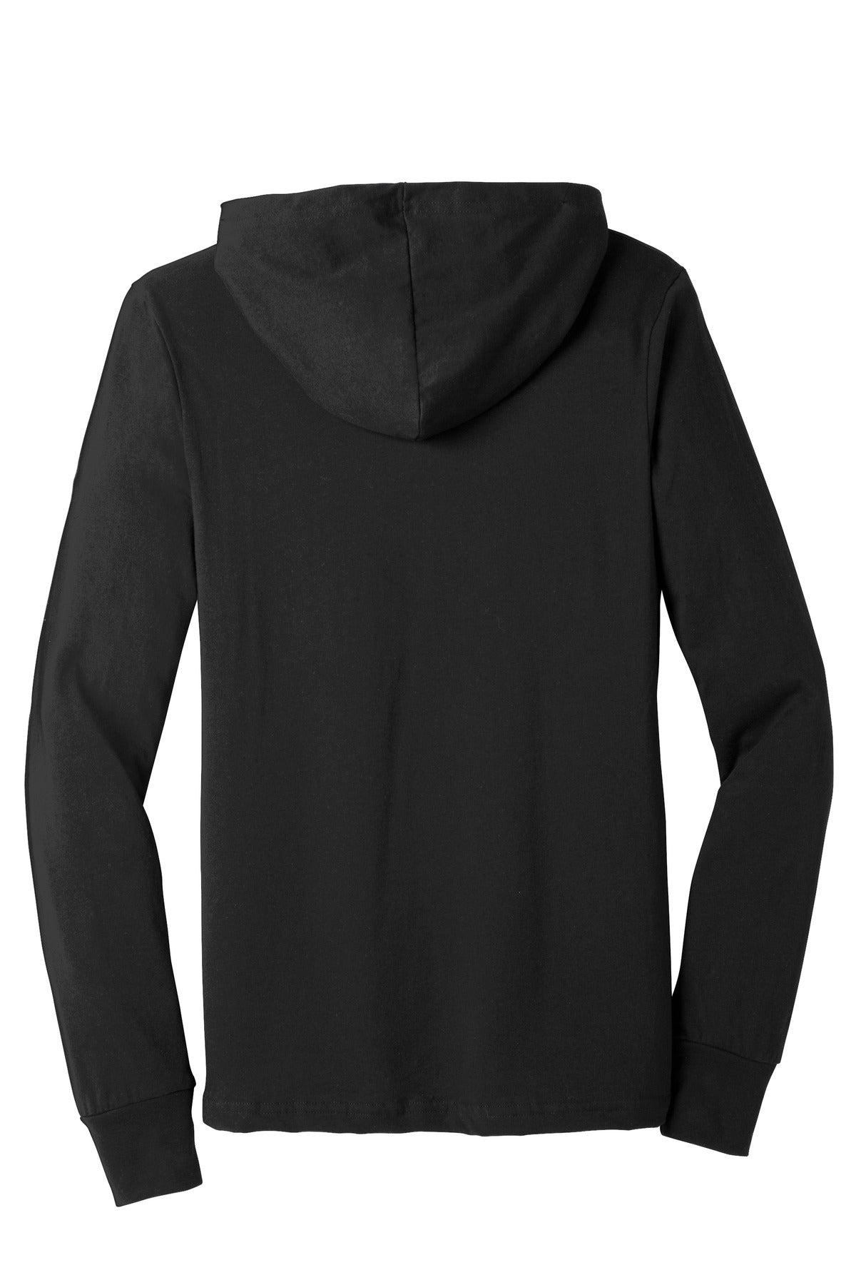 BELLA+CANVAS  Unisex Jersey Long Sleeve Hoodie - Black