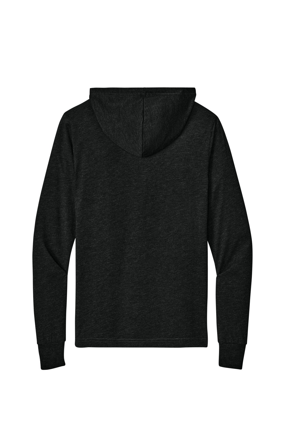 BELLA+CANVAS  Unisex Jersey Long Sleeve Hoodie - Charcoal-Black Triblend
