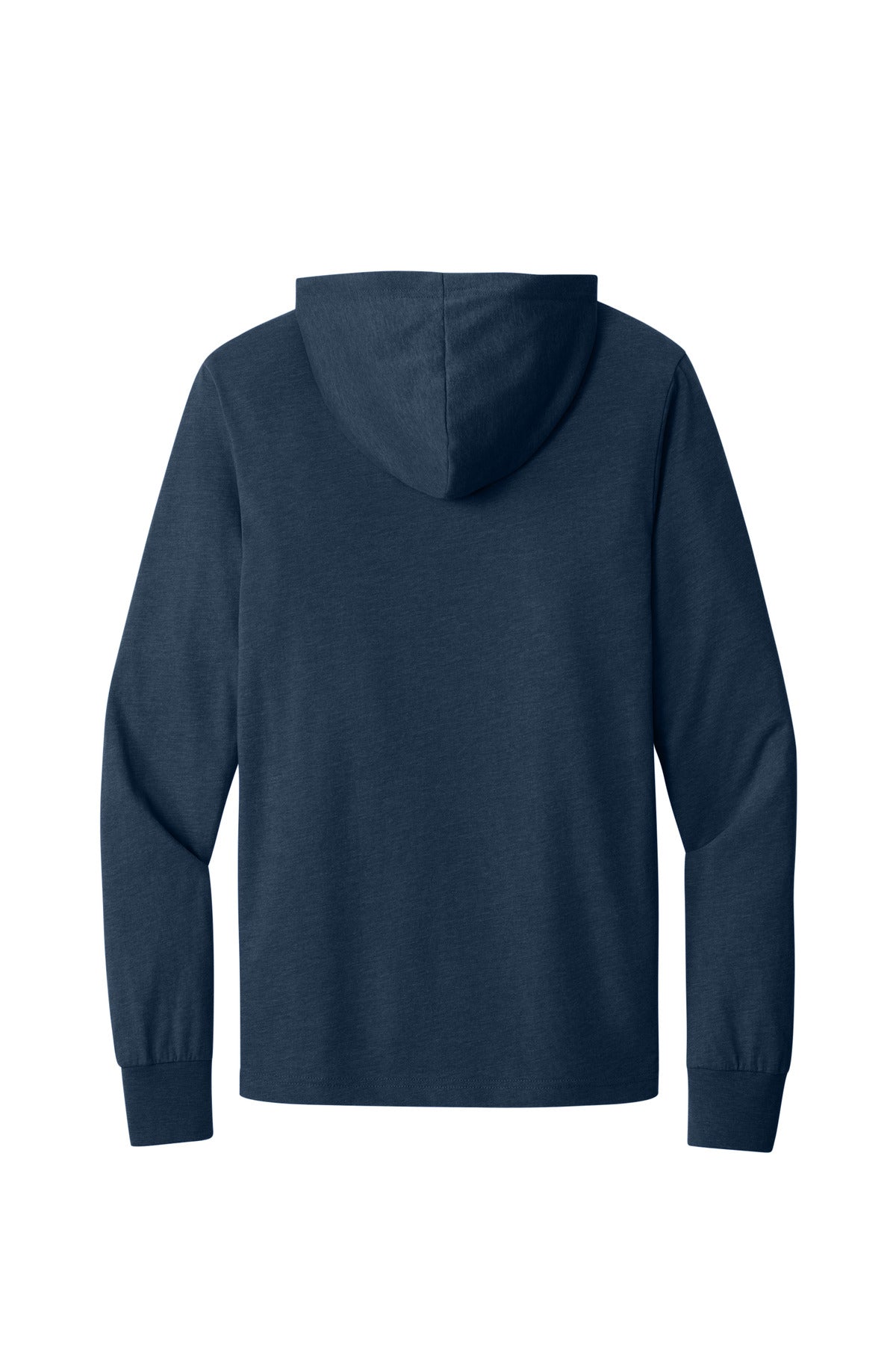 BELLA+CANVAS  Unisex Jersey Long Sleeve Hoodie - Heather Navy