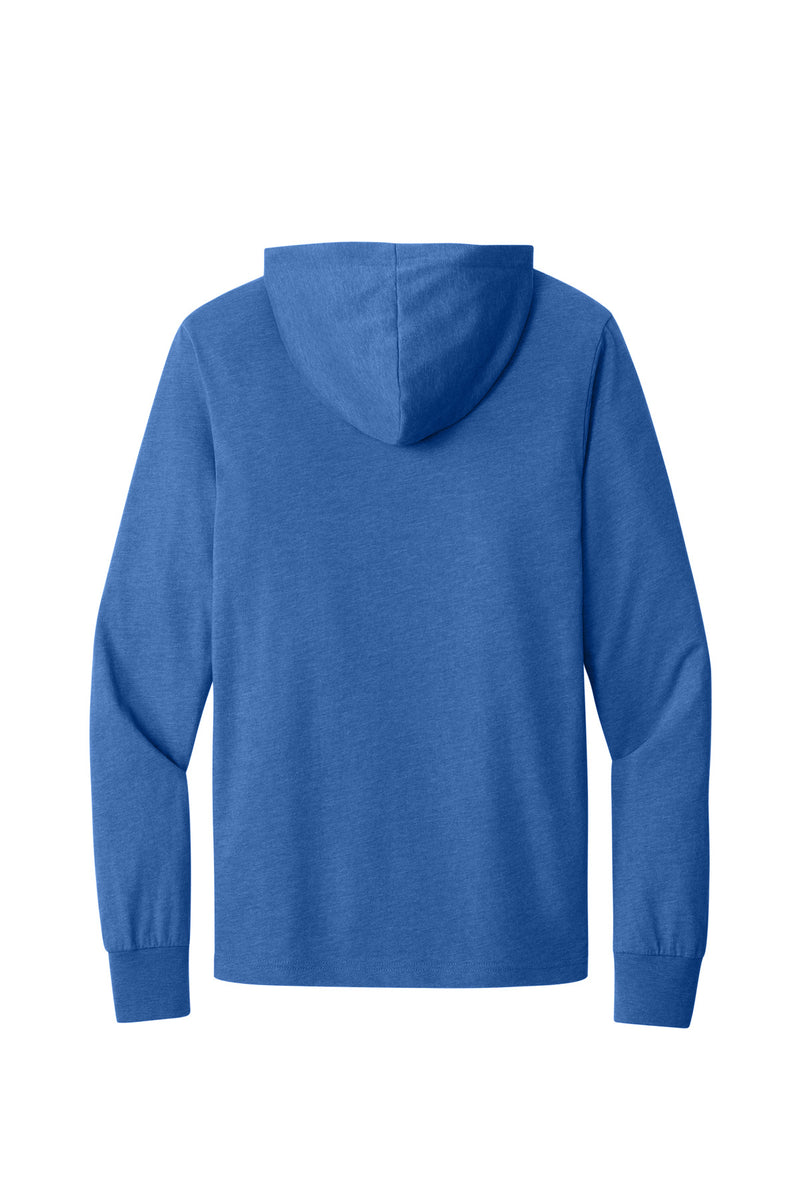 BELLA+CANVAS  Unisex Jersey Long Sleeve Hoodie - Heather True Royal