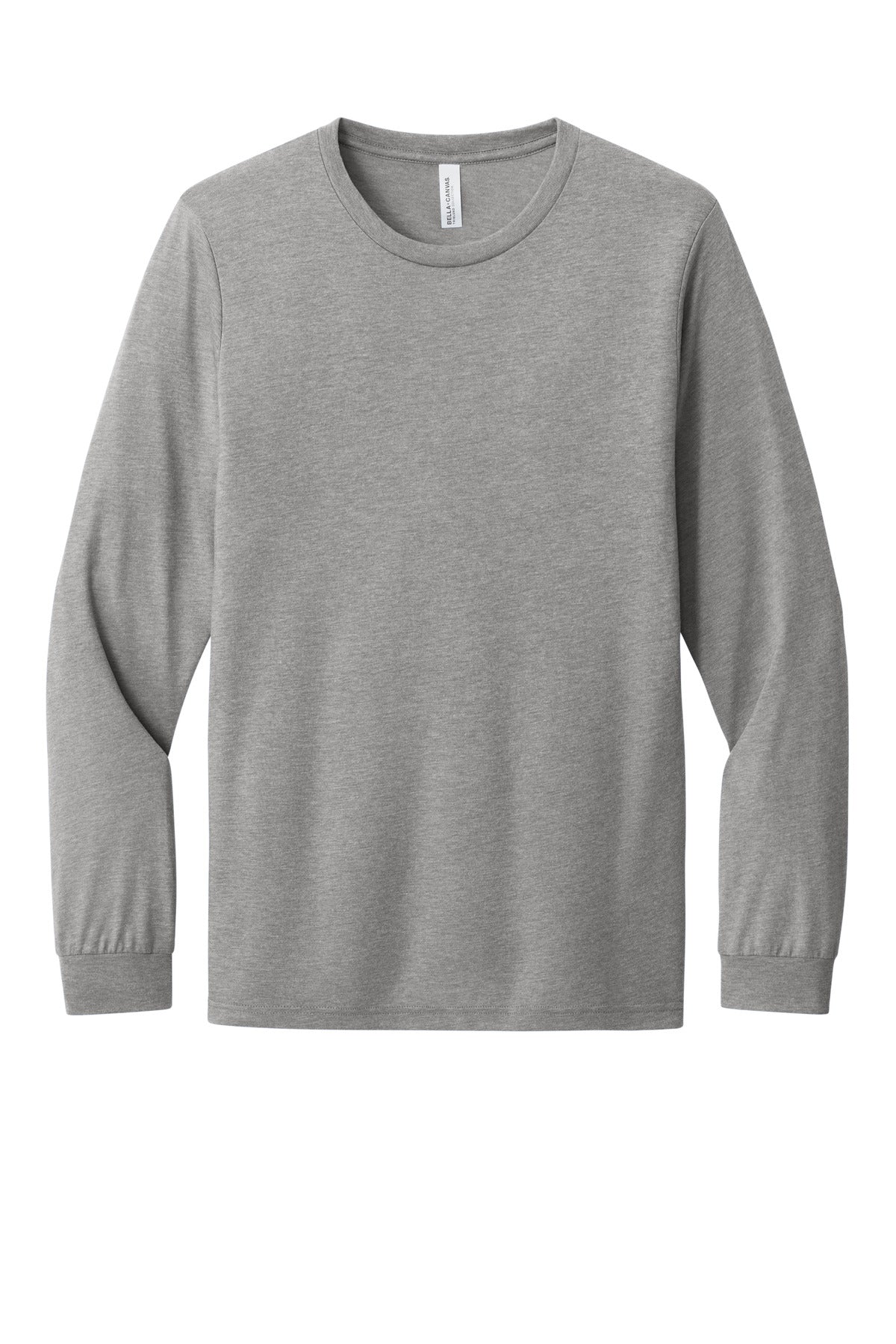 BELLA+CANVAS Unisex Triblend Long Sleeve Tee - Athletic Grey Triblend