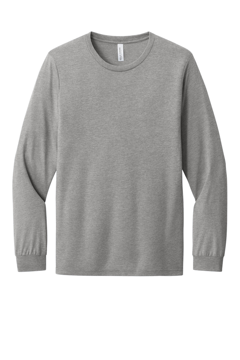 BELLA+CANVAS Unisex Triblend Long Sleeve Tee - Athletic Grey Triblend