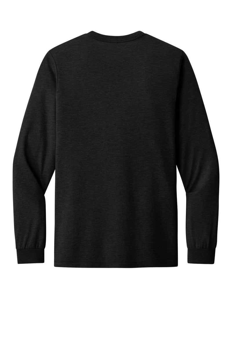 BELLA+CANVAS Unisex Triblend Long Sleeve Tee - Black Heather Triblend