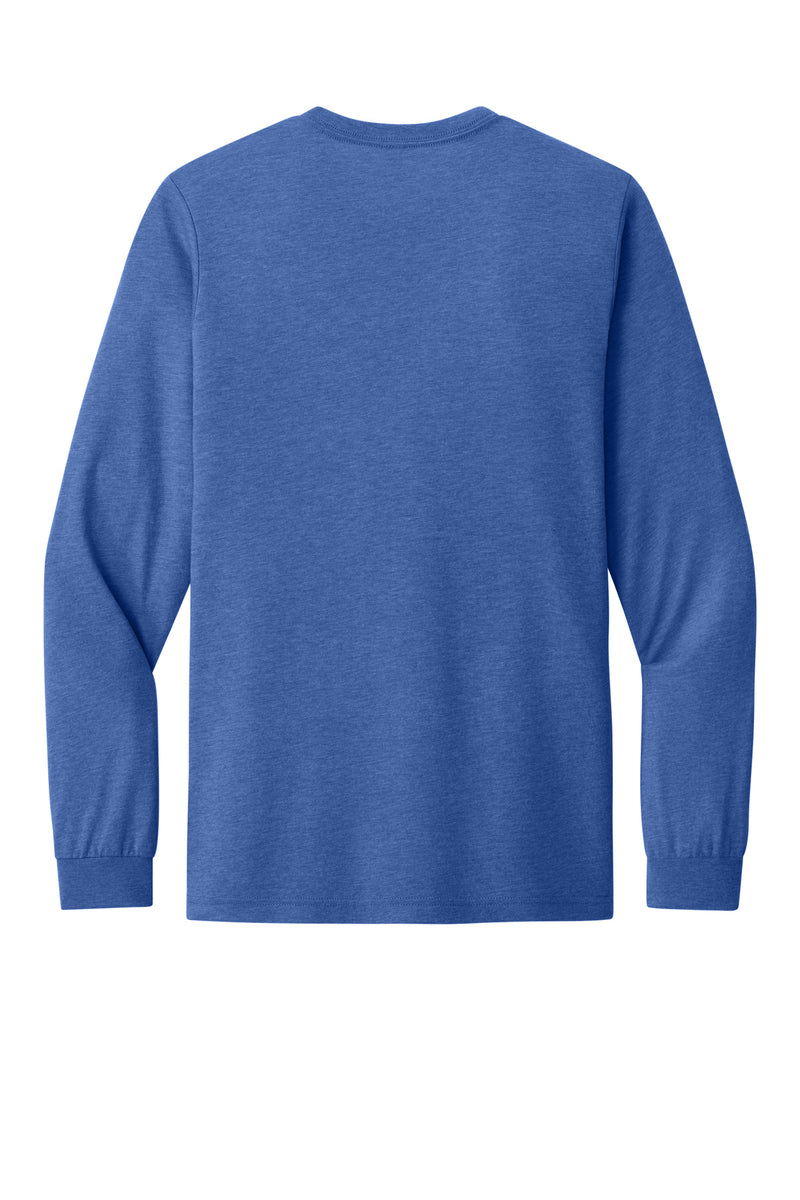 BELLA+CANVAS Unisex Triblend Long Sleeve Tee - Blue Triblend