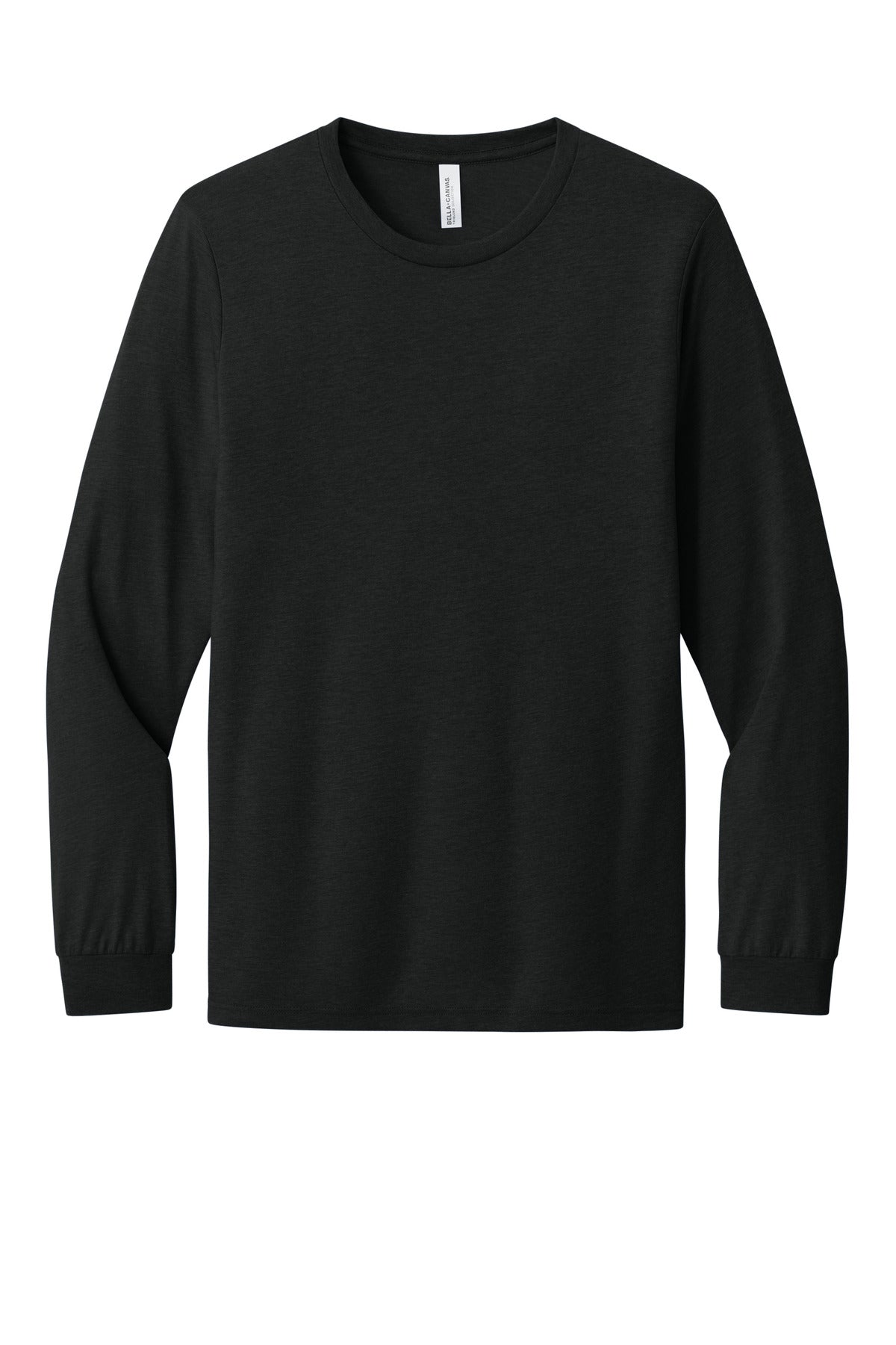 BELLA+CANVAS Unisex Triblend Long Sleeve Tee - Charcoal-Black Triblend
