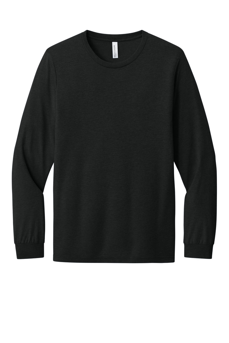BELLA+CANVAS Unisex Triblend Long Sleeve Tee - Charcoal-Black Triblend