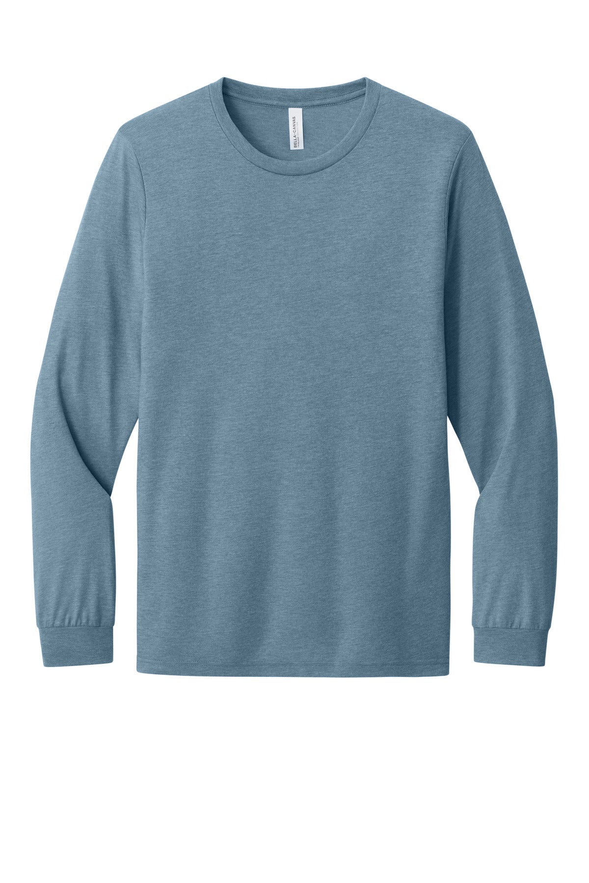 BELLA+CANVAS Unisex Triblend Long Sleeve Tee - Denim Triblend