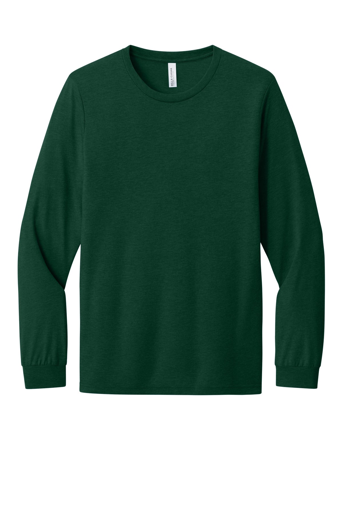 BELLA+CANVAS Unisex Triblend Long Sleeve Tee - Emerald Triblend
