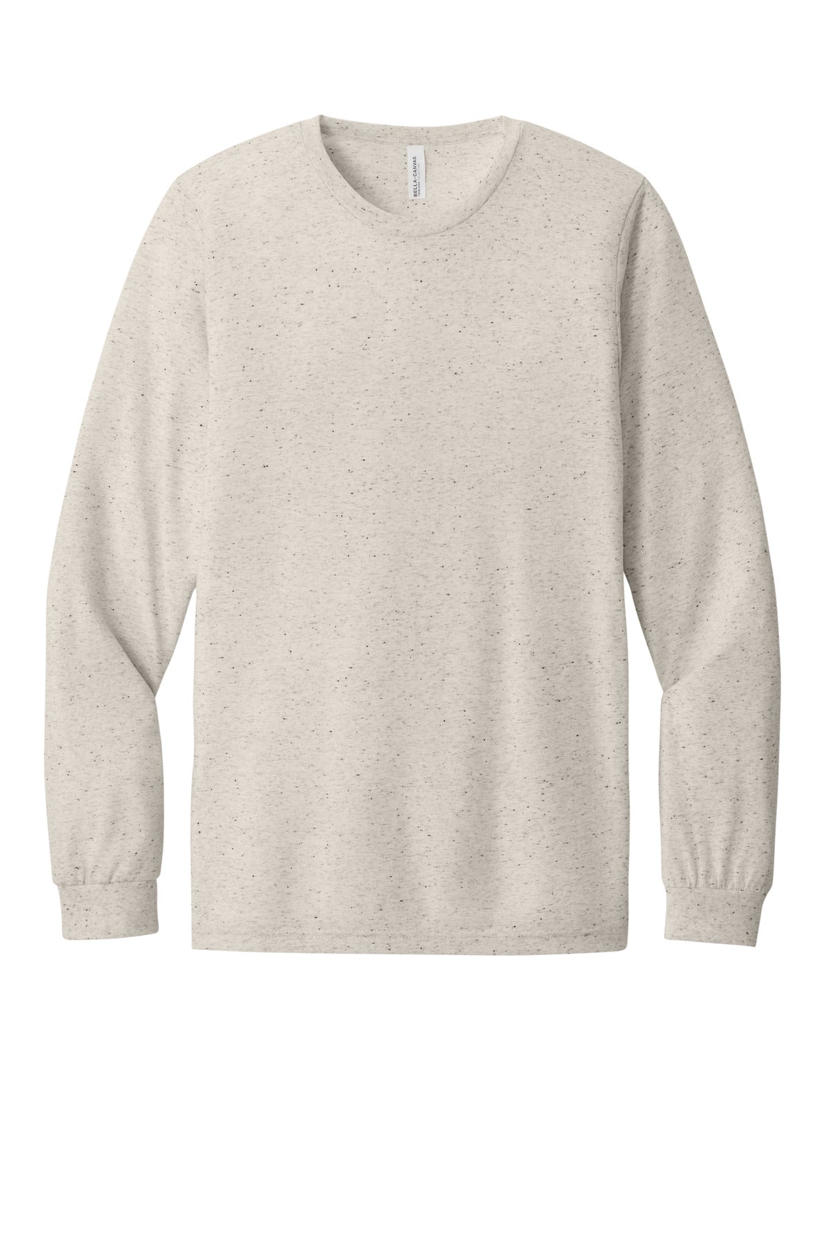BELLA+CANVAS Unisex Triblend Long Sleeve Tee - Oatmeal Triblend
