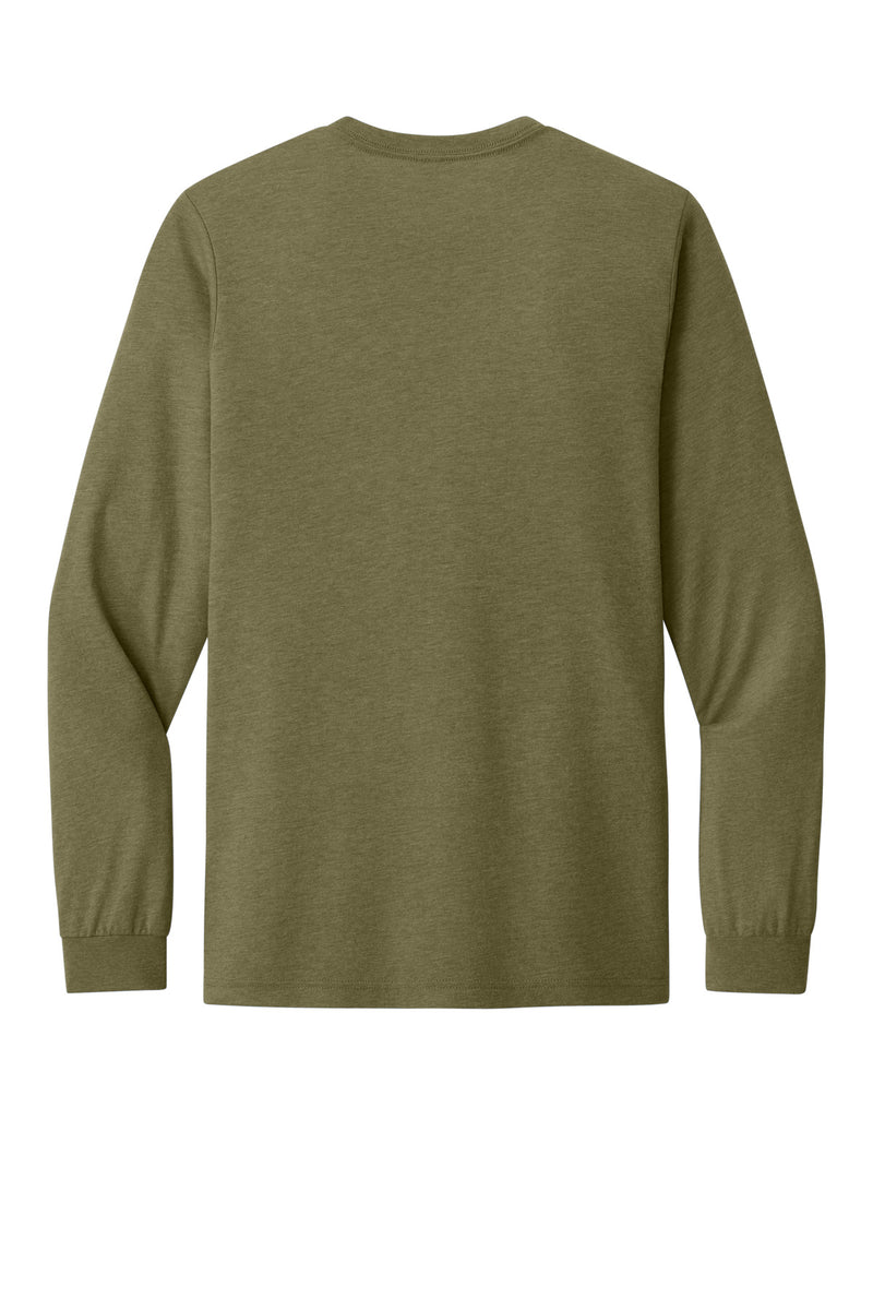 BELLA+CANVAS Unisex Triblend Long Sleeve Tee - Olive Triblend