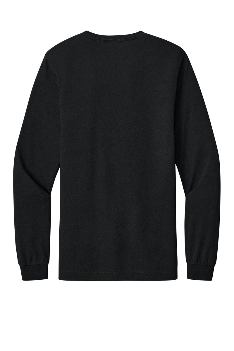 BELLA+CANVAS Unisex Triblend Long Sleeve Tee - Solid Black Triblend