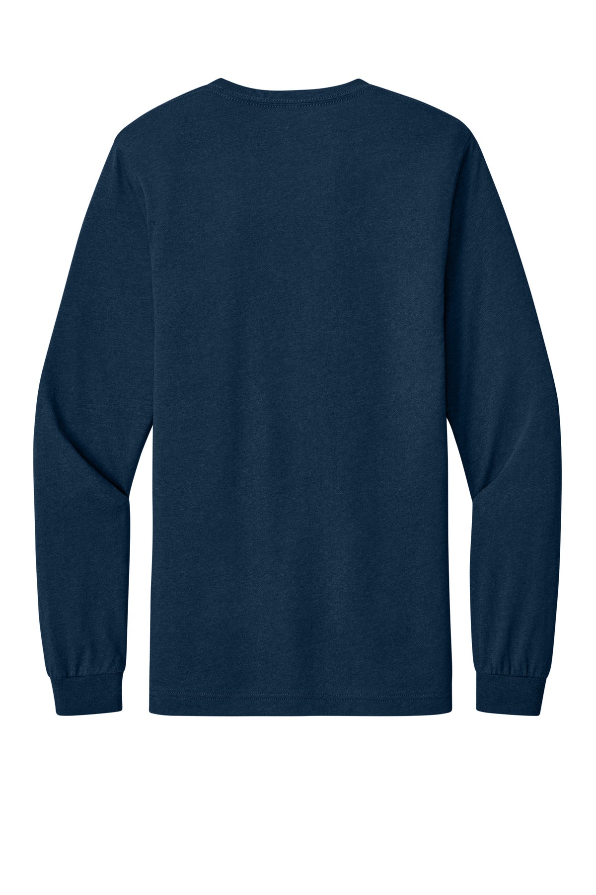 BELLA+CANVAS Unisex Triblend Long Sleeve Tee - Solid Navy Triblend