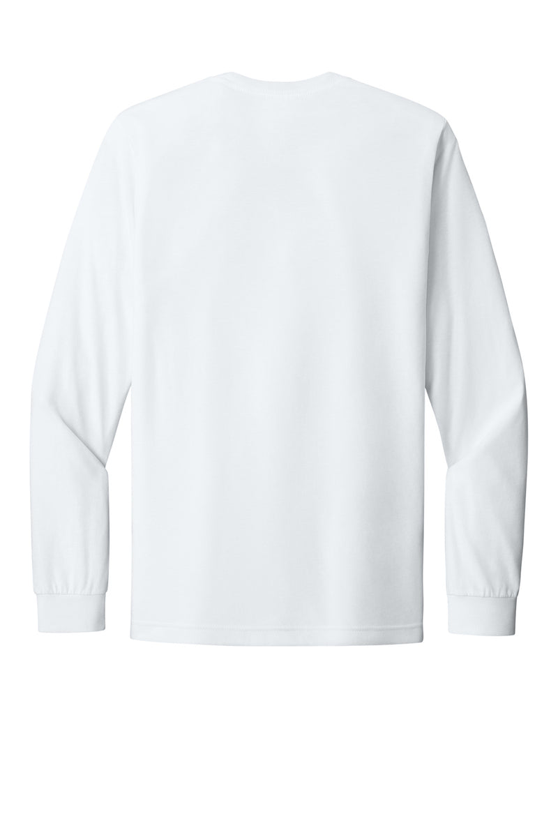 BELLA+CANVAS Unisex Triblend Long Sleeve Tee - Solid White Triblend