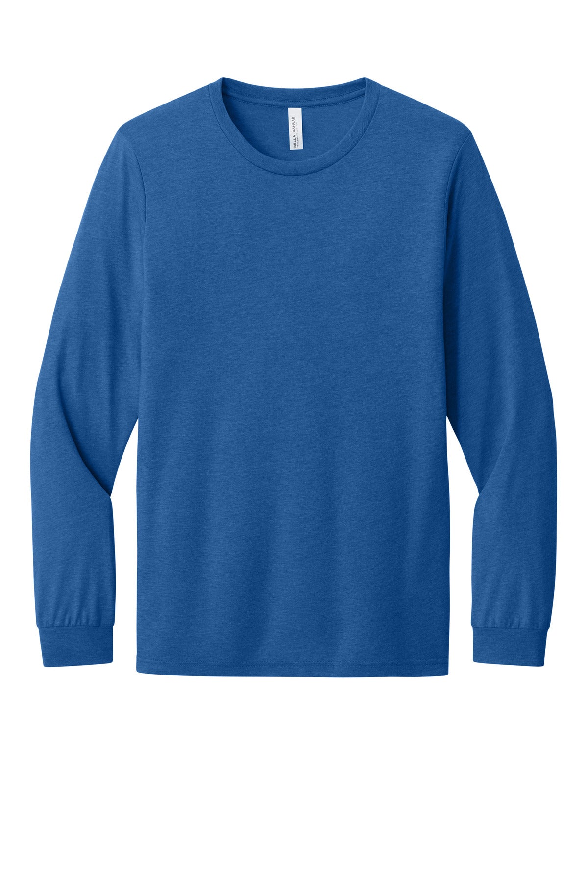BELLA+CANVAS Unisex Triblend Long Sleeve Tee - True Royal Triblend