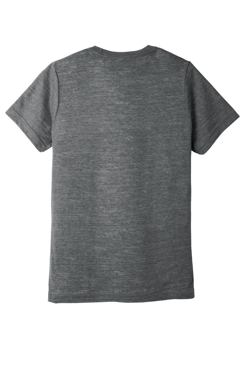 BELLA+CANVAS  Unisex Poly-Cotton Short Sleeve Tee - Asphalt Slub
