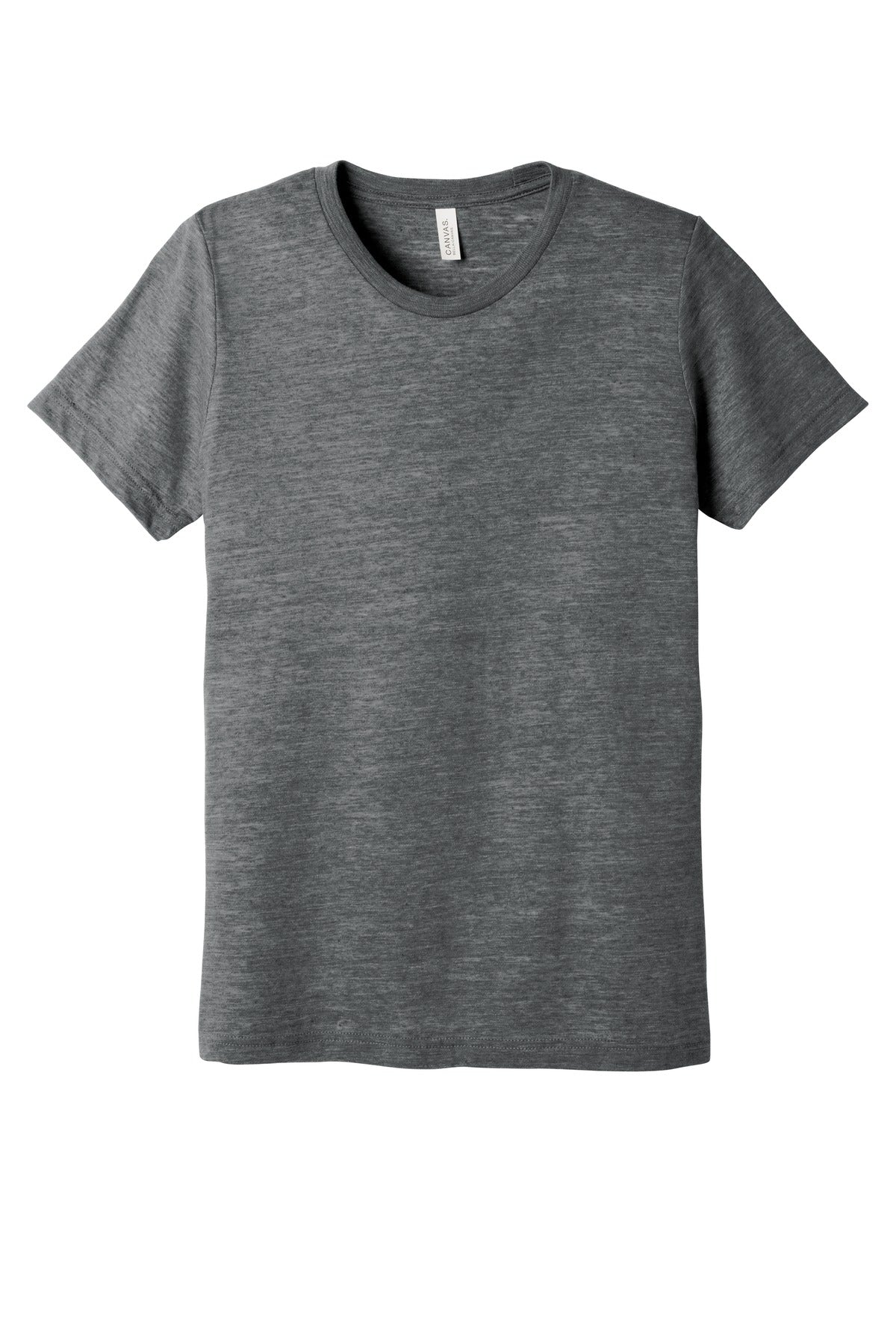 BELLA+CANVAS  Unisex Poly-Cotton Short Sleeve Tee - Asphalt Slub