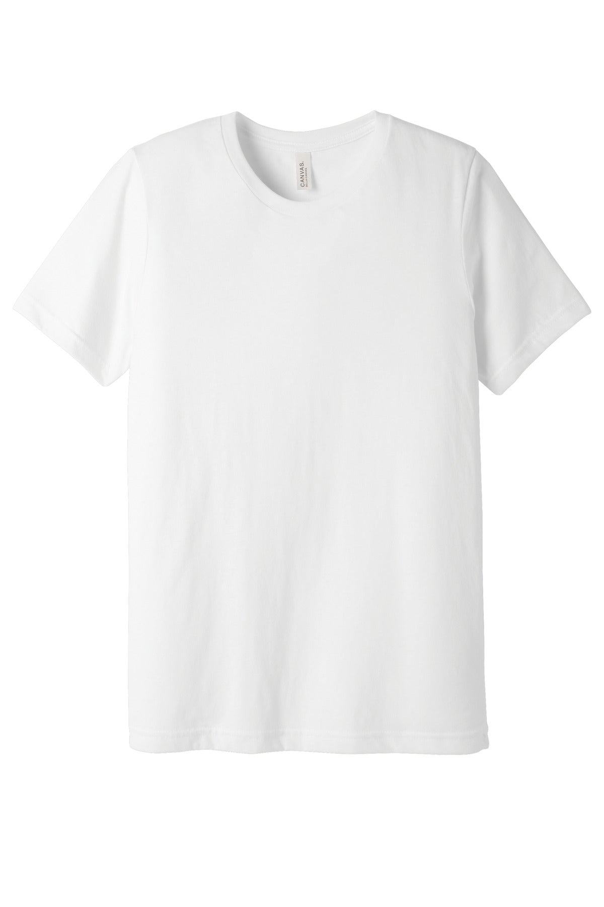 BELLA+CANVAS  Unisex Poly-Cotton Short Sleeve Tee - White