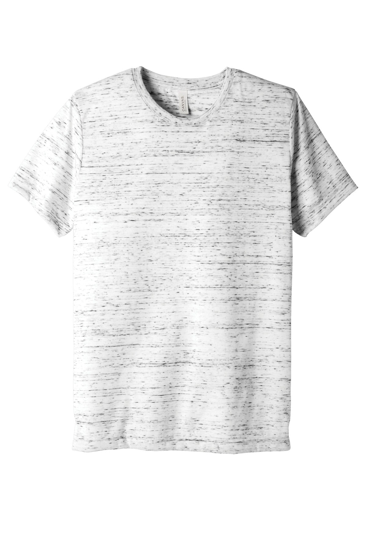 BELLA+CANVAS  Unisex Poly-Cotton Short Sleeve Tee - White Marble