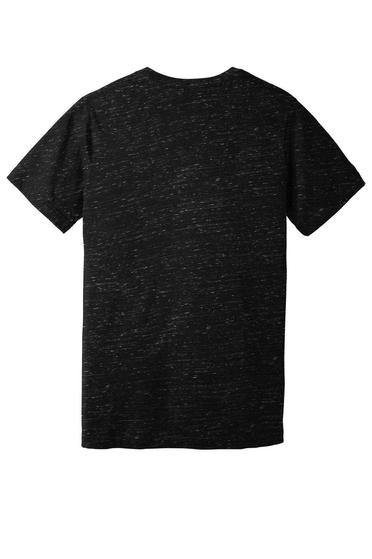 BELLA+CANVAS Unisex Textured Jersey V-Neck Tee - Black Marble