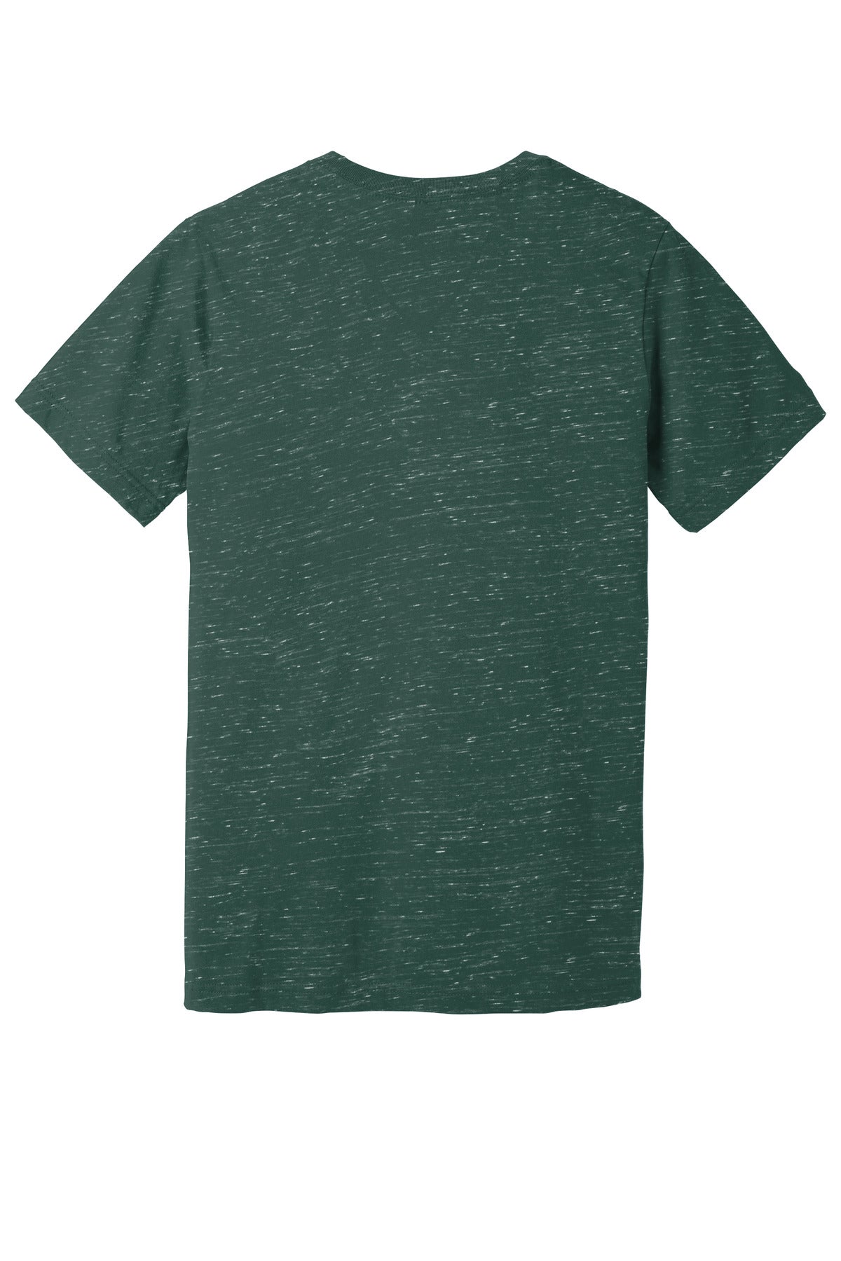 BELLA+CANVAS Unisex Textured Jersey V-Neck Tee - Forest Marble