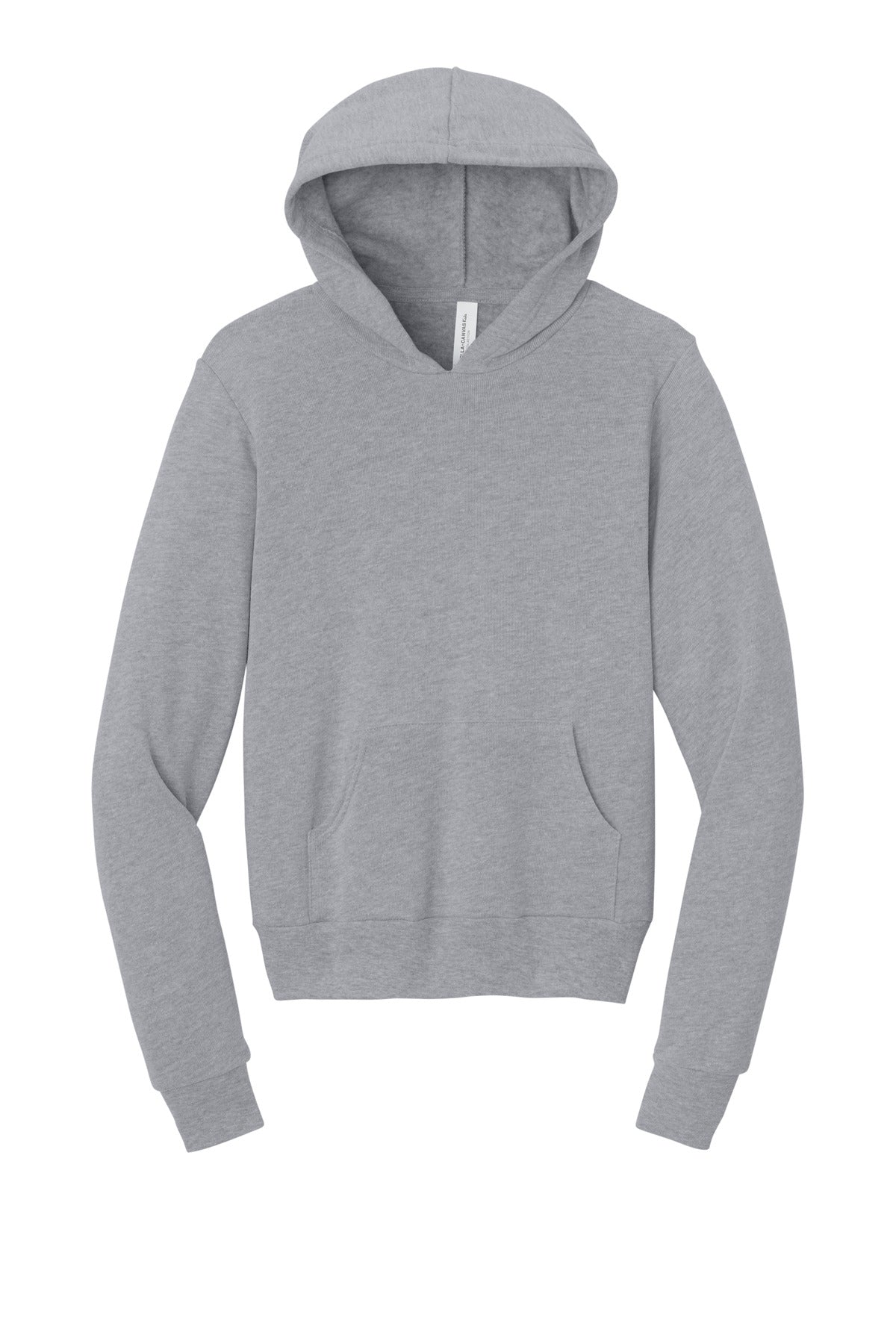 BELLA+CANVAS  Youth Sponge Fleece Pullover Hoodie - Athletic Heather