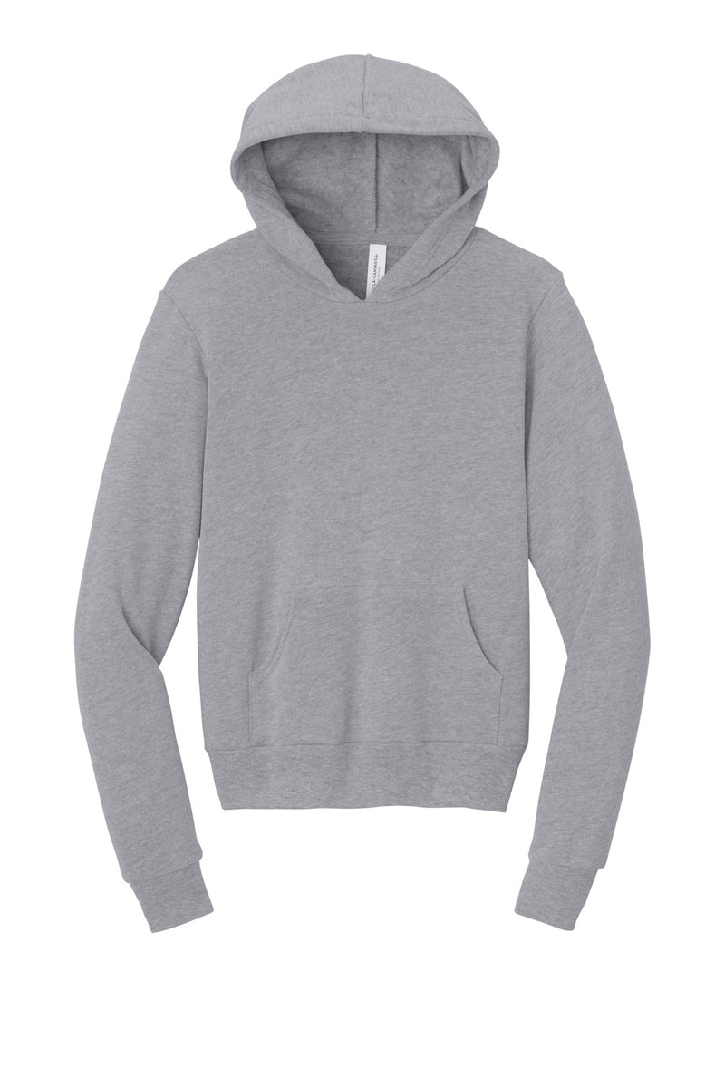 BELLA+CANVAS  Youth Sponge Fleece Pullover Hoodie - Athletic Heather