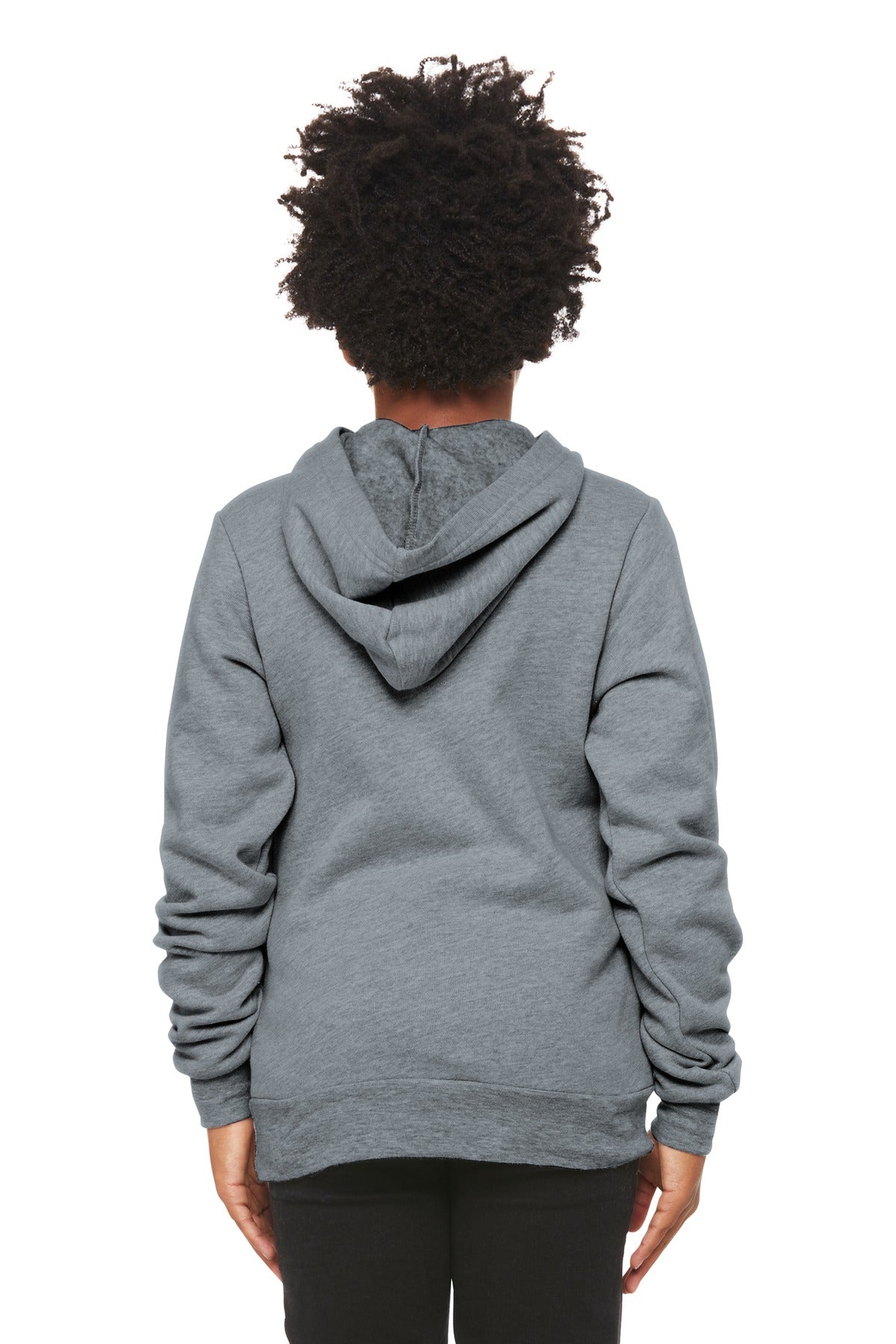 BELLA+CANVAS  Youth Sponge Fleece Pullover Hoodie - Athletic Heather